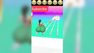 Twerk Race 3D ???????????? All Levels Gameplay Trailer Android,ios New Game#shorts