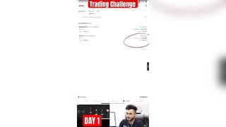 (Day 1) Trading Challenge With ₹30K Capital | + ₹1500 Profit #optionstrading