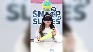 BLINDFOLDED Guess The Slime Challenge ????