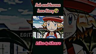 Ash and Serena Love Story????||#shorts #short #viral #trending #pokemon #ashandserena #anime