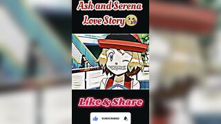 Ash and Serena Love Story????||#shorts #short #viral #trending #pokemon #ashandserena #anime