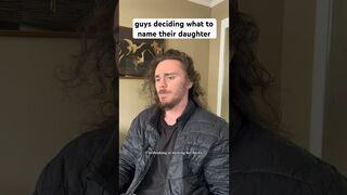 guys deciding what to name their daughter #shorts #comedy #funny