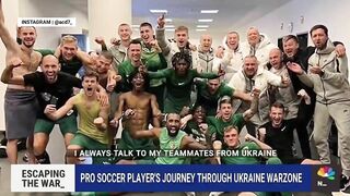 Professional Soccer Player Documents Journey Through Ukraine On TikTok