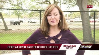 10 people taken to hospital after fight at Royal Palm Beach High, school on lockdown