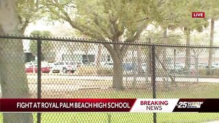 10 people taken to hospital after fight at Royal Palm Beach High, school on lockdown