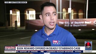 $50K reward offered in search for suspect in deadly Daytona Beach stabbings