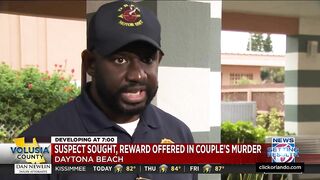 Daytona Beach police chief urges residents to remain vigilant until suspected murderer caught