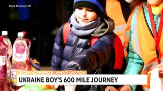 Ukrainian boy travels 600 miles alone to flee to safety