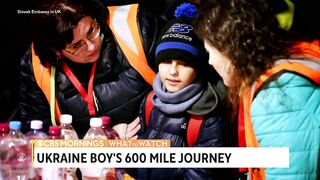 Ukrainian boy travels 600 miles alone to flee to safety