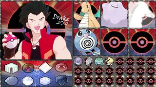 CHAMPION DRAKE / ユウジ POKEMON TEAM (IF HE TRAVEL TO OTHER REGION)