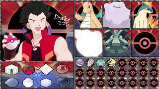 CHAMPION DRAKE / ユウジ POKEMON TEAM (IF HE TRAVEL TO OTHER REGION)