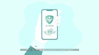 Get your travel pass on #Alhosn app | احصل على مرور السفر الخاصة بك على تطبيق #الحصن