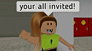 When your Friend invites you to her Party ???? (ROBLOX) meme