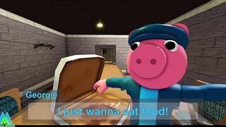 Roblox Piggy but Georgie REALLY Doesn't Want To Go To School! Animating Your Comments Meme