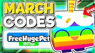 Free "Huge Pet Update Working Codes (2022) in Roblox Pet Simulator X