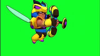 WASP BO WINNING ANIMATION GREEN SCREEN BRAWL STARS