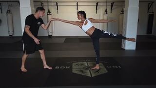 Budokon Yoga Flying Warrior Mini Tutorial w/ Cameron & Melayne Shayne