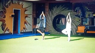 Hamidh and Rjchaithu morning yoga funny ???? pls subscribe nonstopott #biggbossseason6