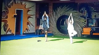 Hamidh and Rjchaithu morning yoga funny ???? pls subscribe nonstopott #biggbossseason6