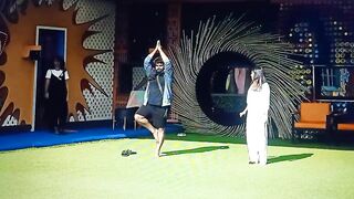 Hamidh and Rjchaithu morning yoga funny ???? pls subscribe nonstopott #biggbossseason6