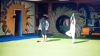 Hamidh and Rjchaithu morning yoga funny ???? pls subscribe nonstopott #biggbossseason6