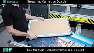 Canvas Stretching Machine BOARDS Demo - MHP ST