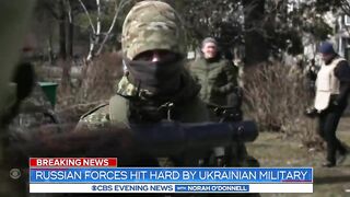 Russian forces hit hard by Ukrainian military