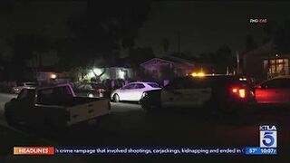 Long Beach crime spree ends in Carson hostage situation