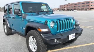 Bikini Pearlcoat 2020 Jeep Wrangler Unlimited Sport /Walkaround with Heather