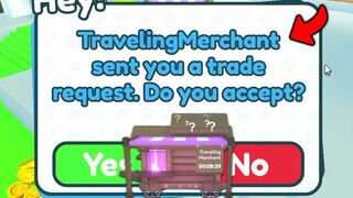 Traveling Merchant sent me a TRADE and it happened... ???? | Pet Simulator X Roblox