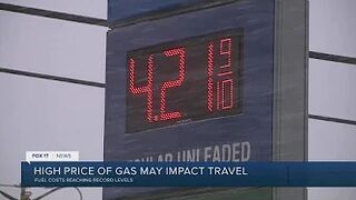 High price of gas may impact travel