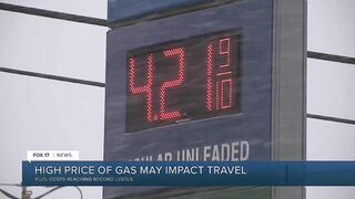 High price of gas may impact travel