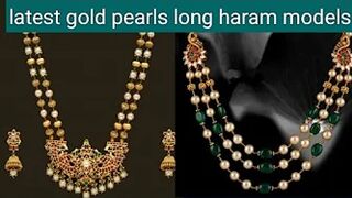 latest gold pearls long haram models ????