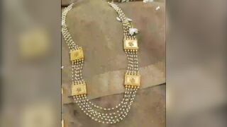 latest gold pearls long haram models ????