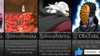 Duration Of The Popular Jutsu In Naruto/Boruto Anime