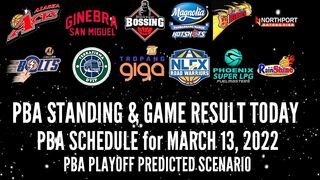 pba updates: pba standing today march 12, 2022 playoff matches & game schedule on sunday!