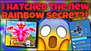 ????OMG???? I HATCHED THE NEW ????RAINBOW SECRET???? ✨ULTRAVIOLET SPECTRE✨ | Roblox Clicker Simulator