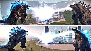 All Titanus Godzilla Beam Clash In Kaiju Universe ! | Roblox Cinematic