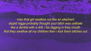 Kevin Gates - Thinkin' With My Dick (Lyrics) | ain't too pretty in the face but she super thick