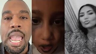 KANYE WEST GOES OFF ON KIM KARDASHIAN FOR USING TIKTOK WITH NORTH WEST