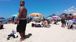 ???????? Summer in Rio de Janeiro - Brazil ☀️????️ Short Ipanema Beach Walk 4K