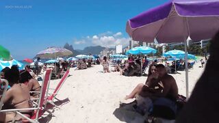 ???????? Summer in Rio de Janeiro - Brazil ☀️????️ Short Ipanema Beach Walk 4K