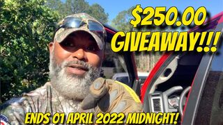 $250.00 INSTAGRAM GIVEAWAY!