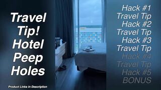 AirBnB and Hotel Safety Travel Hacks