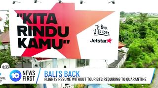 Quarantine-Free Travel To Bali Is Back After 2 Years | 10 News First