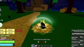 Dough + Spikey Trident Hybrid 1 Shot Combo (Blox fruits) - [Roblox]