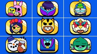 Skins That Has Only One Pin In Brawl Stars