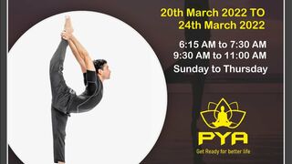 Gujrat Offline Yoga Event / 20/3/2022 to 24/3/2022