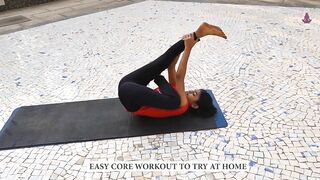 Easy Core Exercise to try at home for flat stomach I Yoga House