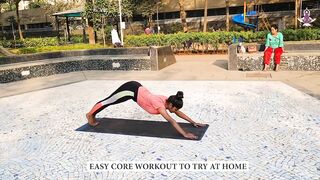 Easy Core Exercise to try at home for flat stomach I Yoga House